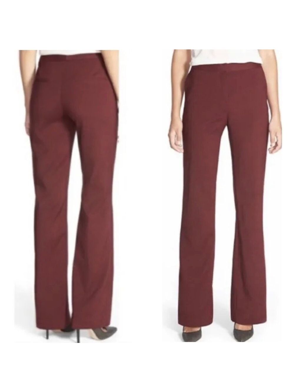 TROUVE maroon burgundy trouser dress pants Sz 4